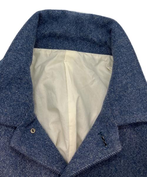 URU（ウル）uru (ウル) WOOL DENIM / 4 BUTTON JACKET ブルー サイズ:SIZE 2の古着・服飾アイテム