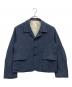 uru（ウル）の古着「WOOL DENIM / 4 BUTTON JACKET」｜ブルー