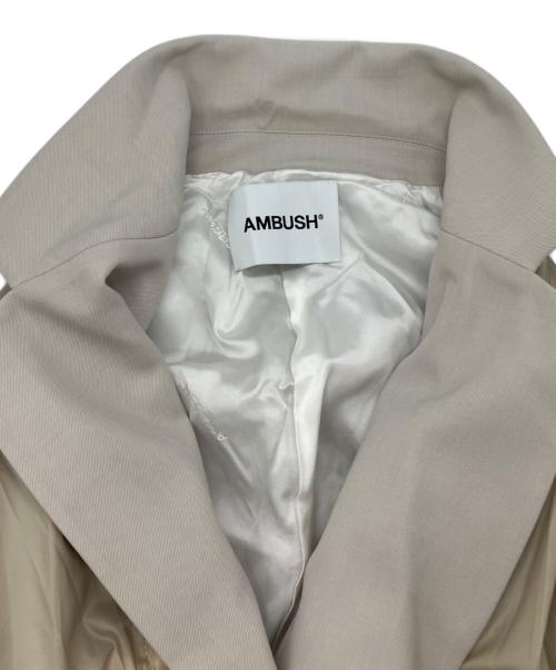 AMBUSH（アンブッシュ）AMBUSH (アンブッシュ) レイヤードコート ベージュ サイズ:SIZE 2の古着・服飾アイテム