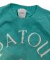 中古・古着 patou (パトゥ) コットンブレンド パトゥジャカードニットトップ ブルー サイズ:M：19000円