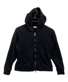 MONCLER（モンクレール）の古着「スウェットジップアップパーカー」｜ブラック