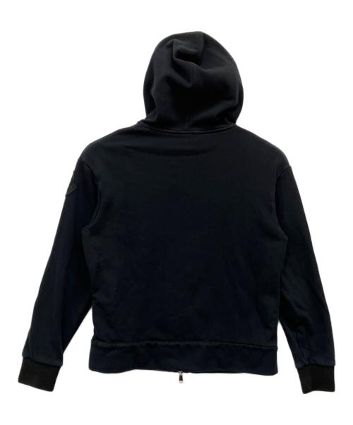 MONCLER（モンクレール）MONCLER (モンクレール) スウェットジップアップパーカー ブラック サイズ:Lの古着・服飾アイテム