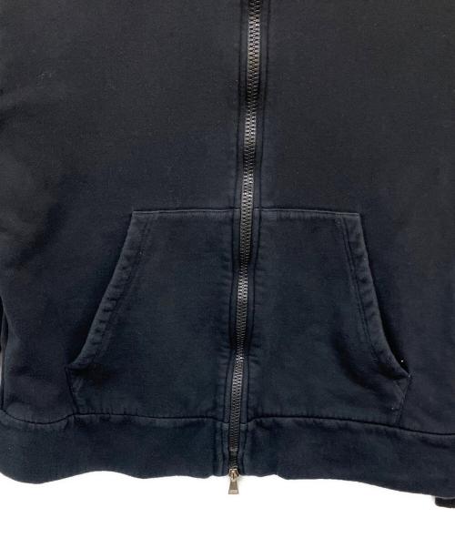 MONCLER（モンクレール）MONCLER (モンクレール) スウェットジップアップパーカー ブラック サイズ:Lの古着・服飾アイテム