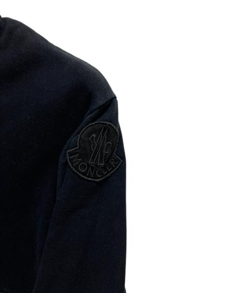 MONCLER（モンクレール）MONCLER (モンクレール) スウェットジップアップパーカー ブラック サイズ:Lの古着・服飾アイテム