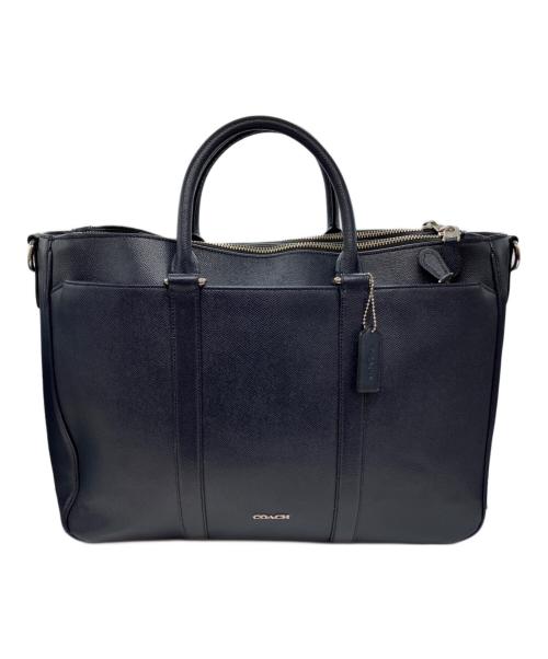COACH（コーチ）COACH (コーチ) メトロポリタン2WAYビジネストートバッグ ネイビーの古着・服飾アイテム