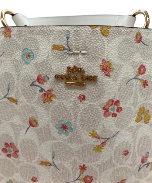 COACH（コーチ）COACH (コーチ) 2WAYバッグ ホワイトの古着・服飾アイテム
