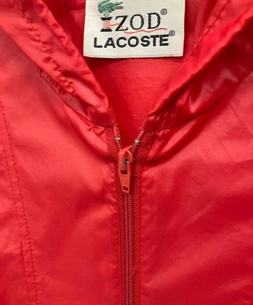 LACOSTE（ラコステ）LACOSTE (ラコステ) 70s アノラックパーカー レッド サイズ:Lの古着・服飾アイテム