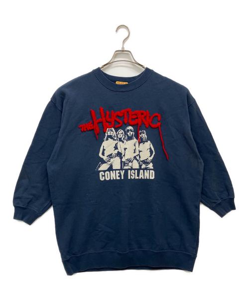 Hysteric Glamour（ヒステリックグラマー）Hysteric Glamour (ヒステリックグラマー) スウェット ネイビー サイズ:Fの古着・服飾アイテム