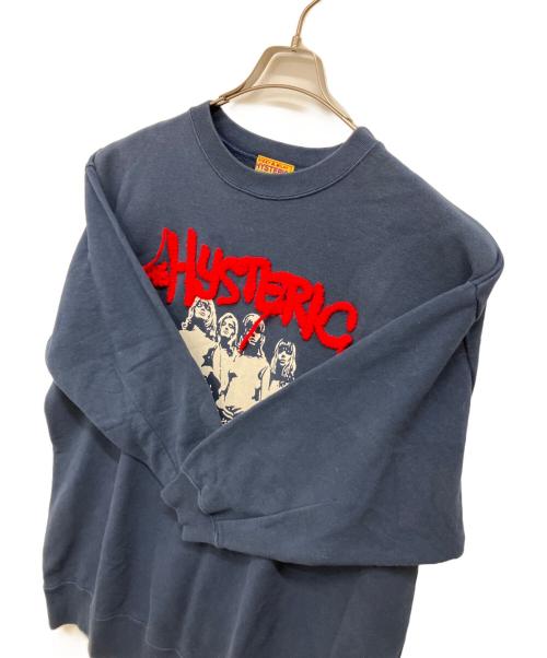 Hysteric Glamour（ヒステリックグラマー）Hysteric Glamour (ヒステリックグラマー) スウェット ネイビー サイズ:Fの古着・服飾アイテム