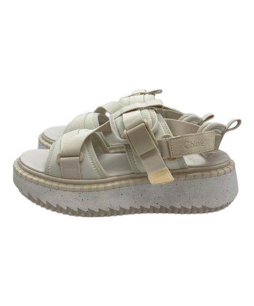 Chloe（クロエ）Chloe (クロエ) LILLI FLAT SANDALS アイボリー サイズ:SIZE 39の古着・服飾アイテム