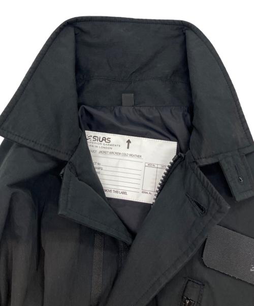 SILAS（サイラス）SILAS (サイラス) MK3 PUFFER JACKET ブラック サイズ:XLの古着・服飾アイテム