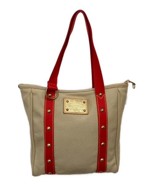 LOUIS VUITTON（ルイ ヴィトン）LOUIS VUITTON (ルイ ヴィトン) アンティグアカバMM ベージュの古着・服飾アイテム
