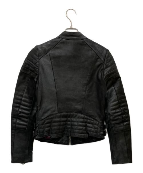 G-STAR RAW（ジースターロゥ）G-STAR RAW (ジースターロゥ) BIKER SOLID LEATHER SLIM JKT ブラック サイズ:XSの古着・服飾アイテム