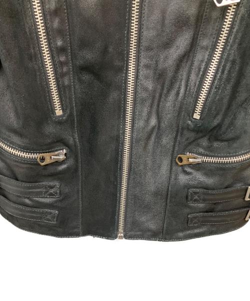 G-STAR RAW（ジースターロゥ）G-STAR RAW (ジースターロゥ) BIKER SOLID LEATHER SLIM JKT ブラック サイズ:XSの古着・服飾アイテム