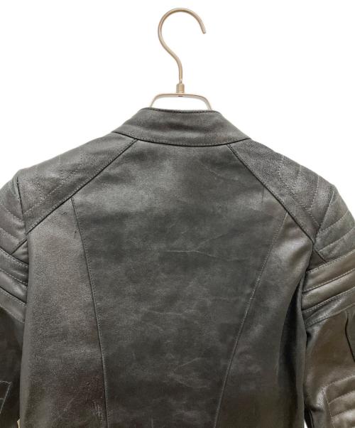 G-STAR RAW（ジースターロゥ）G-STAR RAW (ジースターロゥ) BIKER SOLID LEATHER SLIM JKT ブラック サイズ:XSの古着・服飾アイテム