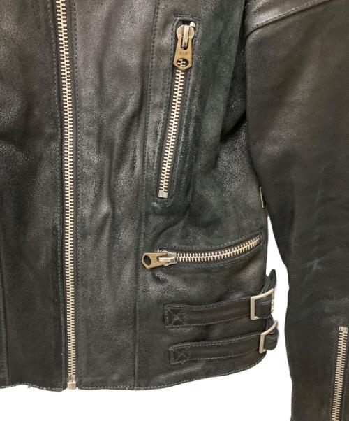 G-STAR RAW（ジースターロゥ）G-STAR RAW (ジースターロゥ) BIKER SOLID LEATHER SLIM JKT ブラック サイズ:XSの古着・服飾アイテム