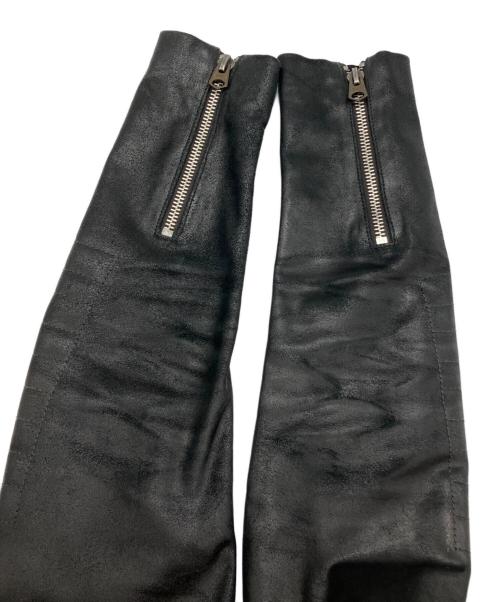 G-STAR RAW（ジースターロゥ）G-STAR RAW (ジースターロゥ) BIKER SOLID LEATHER SLIM JKT ブラック サイズ:XSの古着・服飾アイテム