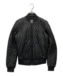 G-STAR RAW（ジースターロゥ）の古着「レザーブルゾン」｜ブラック