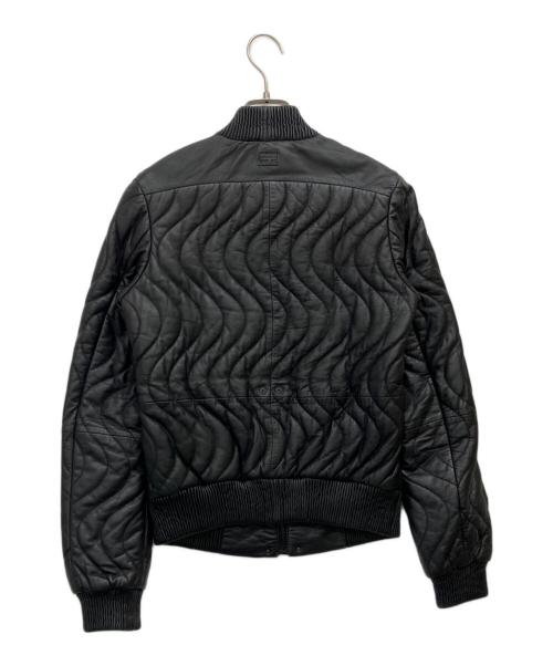 G-STAR RAW（ジースターロゥ）G-STAR RAW (ジースターロゥ) レザーブルゾン ブラック サイズ:XSの古着・服飾アイテム