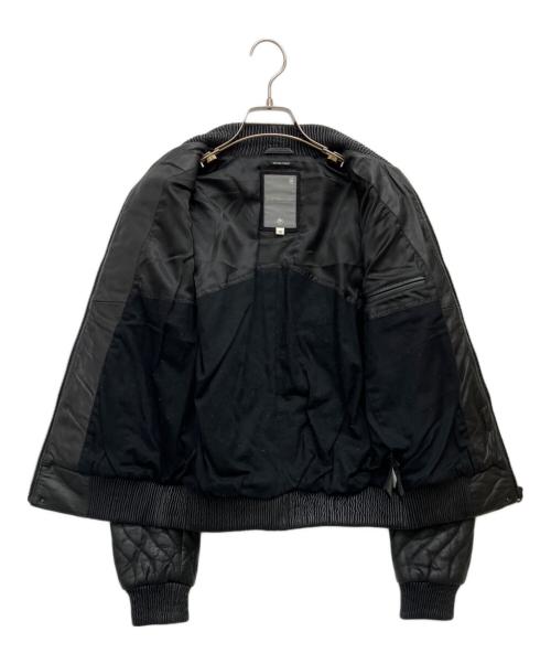 G-STAR RAW（ジースターロゥ）G-STAR RAW (ジースターロゥ) レザーブルゾン ブラック サイズ:XSの古着・服飾アイテム