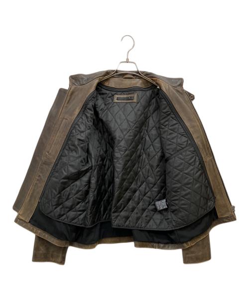 Liugoo Leathers（リューグーレザーズ）LIUGOO LEATHERS (リューグーレザーズ) レザージャケット ブラウン サイズ:3Lの古着・服飾アイテム