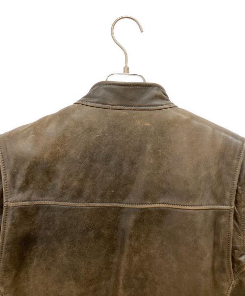 Liugoo Leathers（リューグーレザーズ）LIUGOO LEATHERS (リューグーレザーズ) レザージャケット ブラウン サイズ:3Lの古着・服飾アイテム