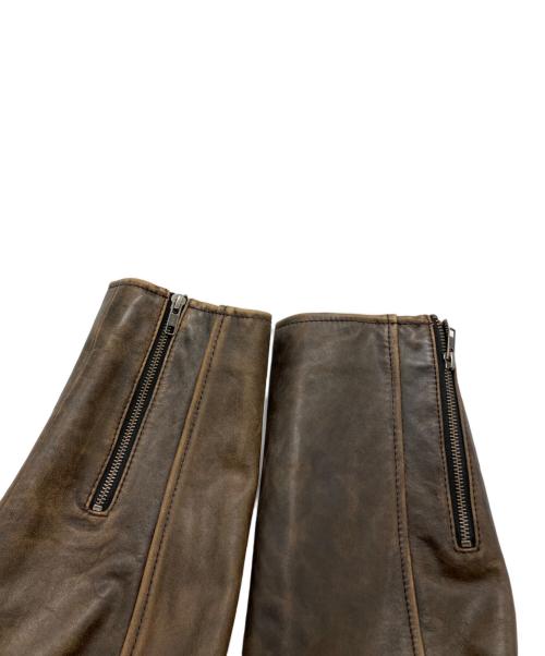 Liugoo Leathers（リューグーレザーズ）LIUGOO LEATHERS (リューグーレザーズ) レザージャケット ブラウン サイズ:3Lの古着・服飾アイテム