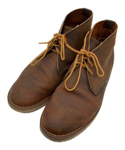 RED WING（レッドウィング）RED WING (レッドウィング) WEEKENDER CHUKKA ブラウン サイズ:27㎝の古着・服飾アイテム