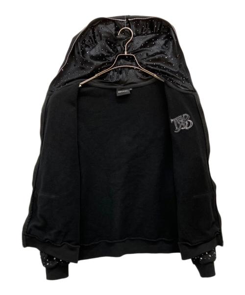 SECRET（シークレット）SECRET (シークレット) SECRET StarLight ZipHoodie ブラック サイズ:Lの古着・服飾アイテム
