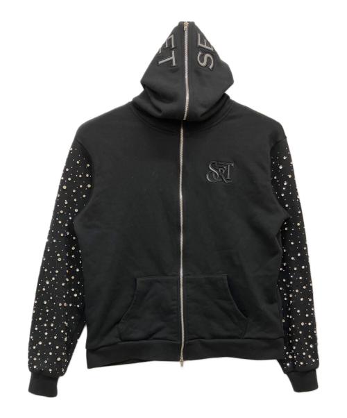 SECRET（シークレット）SECRET (シークレット) SECRET StarLight ZipHoodie ブラック サイズ:Lの古着・服飾アイテム