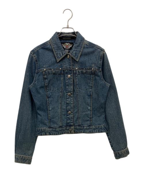 HARLEY-DAVIDSON（ハーレーダビッドソン）HARLEY-DAVIDSON (ハーレーダビッドソン) デニムジャケット インディゴ サイズ:Sの古着・服飾アイテム