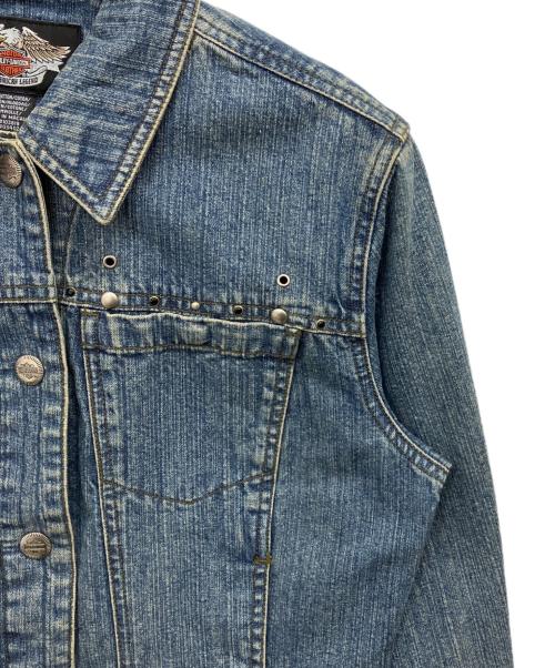 HARLEY-DAVIDSON（ハーレーダビッドソン）HARLEY-DAVIDSON (ハーレーダビッドソン) デニムジャケット インディゴ サイズ:Sの古着・服飾アイテム
