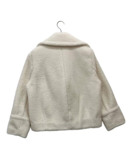 Mystrada（マイストラーダ）Mystrada (マイストラーダ) ボアショートコート ホワイト サイズ:SIZE 36の古着・服飾アイテム