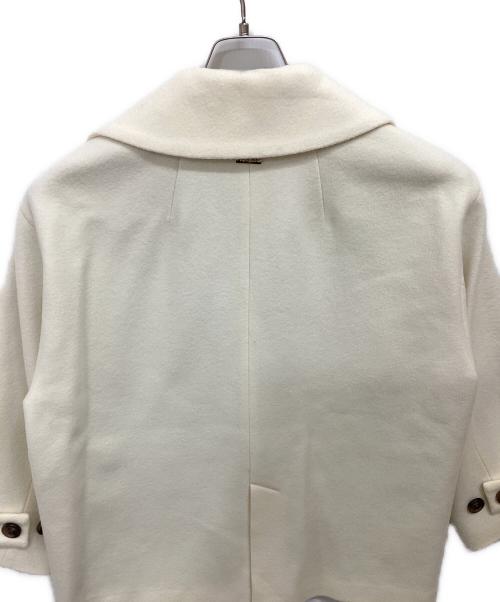 Mystrada（マイストラーダ）Mystrada (マイストラーダ) ウール ダブルブレスト コート ホワイト サイズ:SIZE 36の古着・服飾アイテム