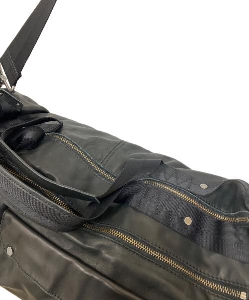 DIESEL（ディーゼル）DIESEL (ディーゼル) レザーボストンバッグ ブラックの古着・服飾アイテム