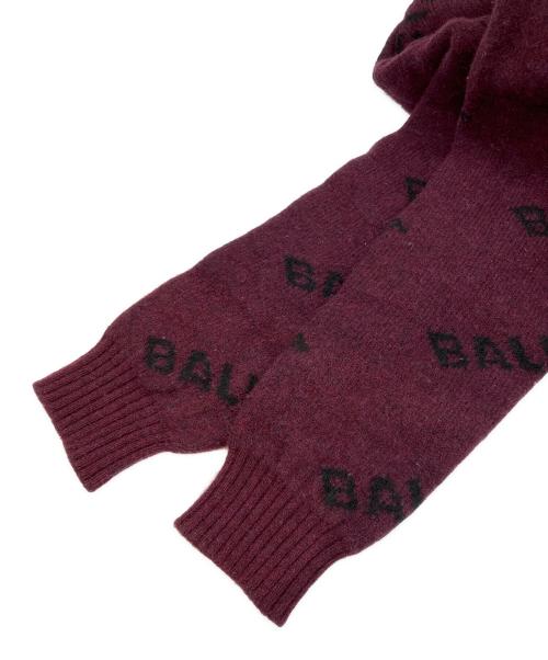 BALENCIAGA（バレンシアガ）BALENCIAGA (バレンシアガ) ALL OVER LOGO CREWNECK パープル サイズ:Sの古着・服飾アイテム