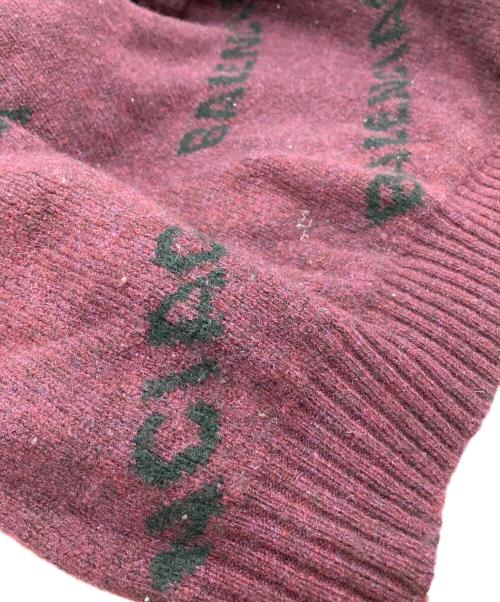 BALENCIAGA（バレンシアガ）BALENCIAGA (バレンシアガ) ALL OVER LOGO CREWNECK パープル サイズ:Sの古着・服飾アイテム