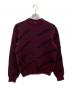 BALENCIAGA（バレンシアガ）の古着「ALL OVER LOGO CREWNECK」｜パープル