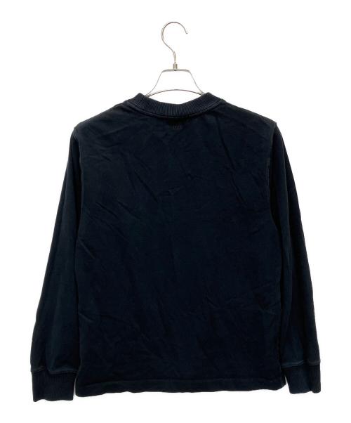 AMI PARIS（アミ パリス）AMI PARIS (アミ パリス) ハートロゴ刺繍 ロングスリーブTシャツ ブラック サイズ:Lの古着・服飾アイテム