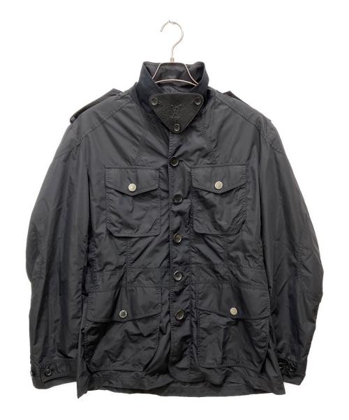 LOUIS VUITTON（ルイ ヴィトン）LOUIS VUITTON (ルイ ヴィトン) ナイロンジップアップブルゾン ブラック サイズ:52の古着・服飾アイテム