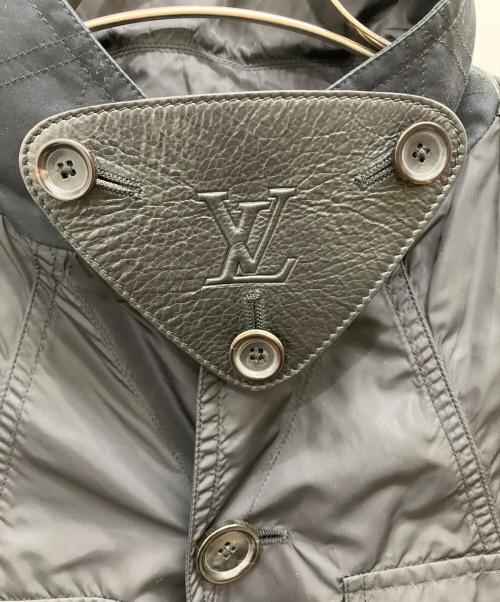 LOUIS VUITTON（ルイ ヴィトン）LOUIS VUITTON (ルイ ヴィトン) ナイロンジップアップブルゾン ブラック サイズ:52の古着・服飾アイテム