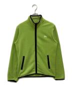 stussyステューシー）の古着「LUNA FLEECE FULL ZIP」｜ライトグリーン