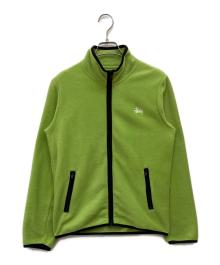 stussy（ステューシー）の古着「LUNA FLEECE FULL ZIP」｜ライトグリーン