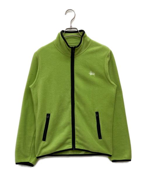 stussy（ステューシー）stussy (ステューシー) LUNA FLEECE FULL ZIP ライトグリーン サイズ:Sの古着・服飾アイテム