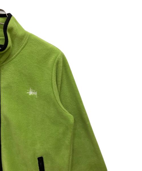 stussy（ステューシー）stussy (ステューシー) LUNA FLEECE FULL ZIP ライトグリーン サイズ:Sの古着・服飾アイテム