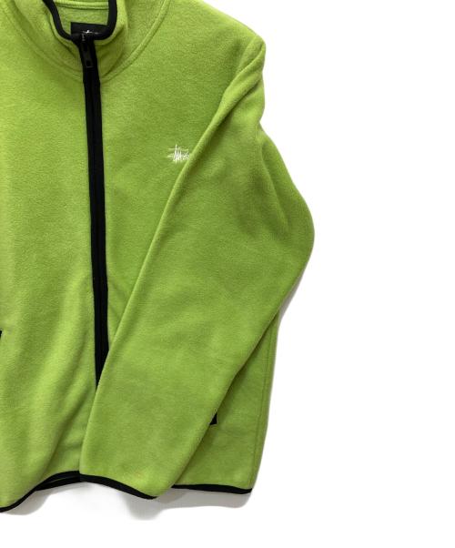 stussy（ステューシー）stussy (ステューシー) LUNA FLEECE FULL ZIP ライトグリーン サイズ:Sの古着・服飾アイテム