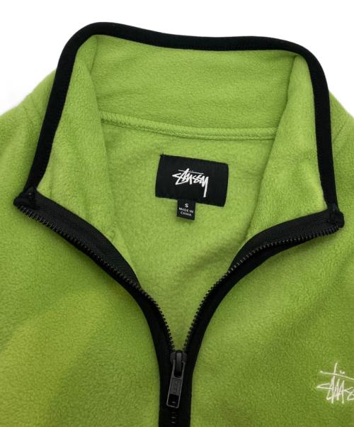 stussy（ステューシー）stussy (ステューシー) LUNA FLEECE FULL ZIP ライトグリーン サイズ:Sの古着・服飾アイテム