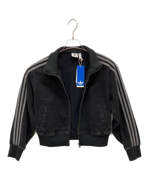 adidas（アディダス）adidas (アディダス) デニム トラックトップ ブラック サイズ:2XLの古着・服飾アイテム