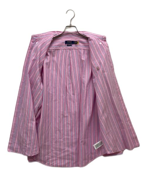 POLO RALPH LAUREN（ポロ・ラルフローレン）POLO RALPH LAUREN (ポロ・ラルフローレン) ストライプシャツ ピンク サイズ:XLの古着・服飾アイテム