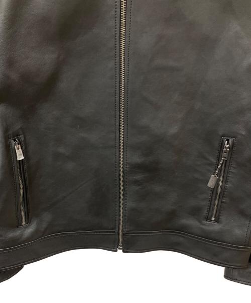 COACH（コーチ）COACH (コーチ) シングルレザージャケット ブラック サイズ:XLの古着・服飾アイテム